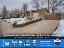 Updated Ranch Home for Sale : 13152 Randolph Place in Denver CO 80239