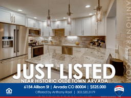 6154 Allison St Arvada CO 80004 : Mid-Century Modern Home near Historic Olde Town Arvada