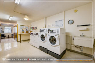 695 S. Alton Way #5B - Community Laudry Room & Resident Storage - Windsor Gardens in Denver